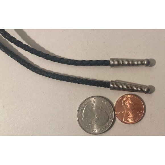 Vintage Metal Bolo Tie, Nice Swan, Goose, Duck Design, Nice Western Design, - Picture 3 of 5